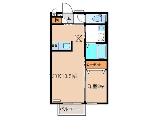 カモミ－ルの物件間取画像